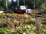 land rover hakkuu aukolla