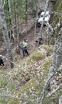 Kallion reunaa ylspin tulossa.