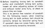 Suzuki SJ413 timing belt tensioner