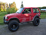 Pajero -92  
35" maxxis buckshot mudder