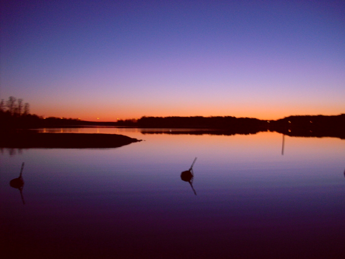 Iltankym Vuonamonsalmelle Keiteleen rannasta Keiteleell