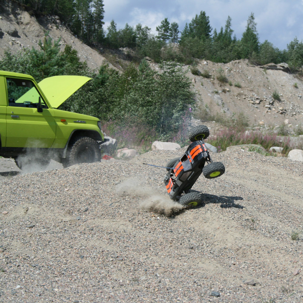 Rc polttis, Hpi Firestorm Prolinen renkailla.