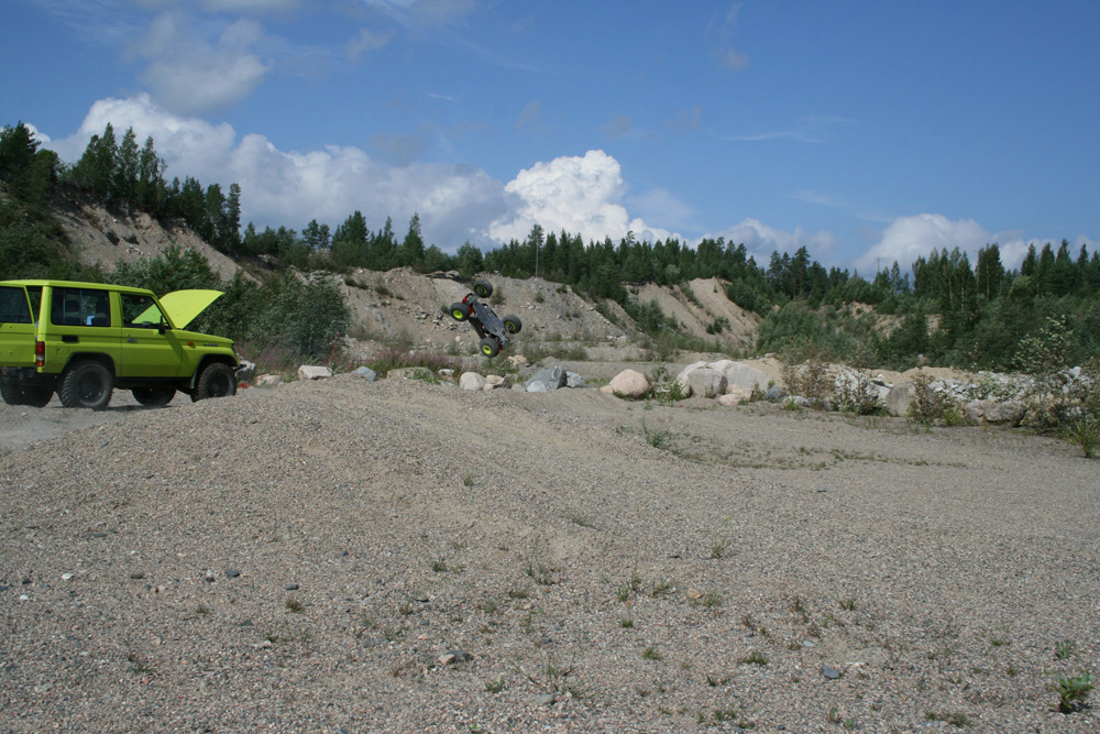 Rc polttis, Hpi Firestorm Prolinen renkailla.