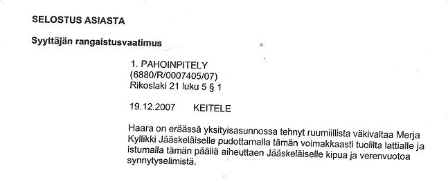 Esitutkintapytkirjat ovat julkisia asiakirjoja10