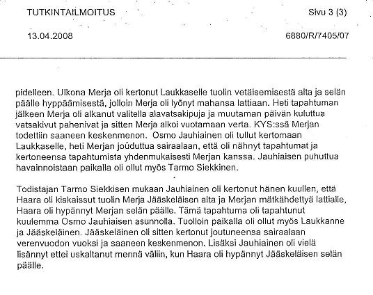 Kouta
Tsauu. Miten menee? :):)
02:28Timo
aika täyttä aikataulua, juuri tulin pajalta tojotaan kytkintä vaihtamasta, tuomiota odotellessahan tuo menee
02:29Kouta
Hienoa että on jotain tekemistä. Vaikka uskon että se tekeminen ei ikinä lopu :P:P
02:30Timo
tuota kalustoa tarvitaan jos en joudu linnaan, monin tavoin olennainen osa tätä projektiani
hamppumarssikalustoa ja plantaasiajoneuvoja,
02:31Kouta
Kuulostaa hiton hyvältä hommalta. Minulla oli viime tiistaina käräjät viimein viime kesän kasvatuksistani.
Antoivat 1 vuoden ja 2 kk. ehdollisen :(:(
02:31Timo
ja paljonko olikaan, 6 kasviako?
02:32Kouta
No oikeasti 58 kasvia. (Huom. melkein puolet oli niistä maitopurkeissa valmiina menemään biojäteastiaan.) :B
Ja sitten koska oli vesiviljelyjärjestelmä ja olin tehnyt kaapin hienosti niin törkeätä se taisi olla.
02:33Timo
67 oli sisällä itsellä mutta samaa jalostustarkoitusta valmistelen täällä taas
törkeäkö oli tuomionimike
?
02:33Kouta
Törkeä
02:33Timo
jahah
02:33Kouta
Oliko toi sinun 67 ensimmäisestä?
02:33Timo
jep
sitten oli 10 tms jotain
eli 77
yht
02:34Kouta
Mikä tarkalleen ottaen sinun eka tuomio oli?
02:34Timo
eka?
kaikkihan oli tuolla 4.3. paitsi viimekesän pellot
ei ole aiempaa taustaa edelleenkään
never convicted before
02:35Kouta
Aah. ok.
Sekotin siihen yhteen lehtijuttuun. Ja mässyt vaivaa nyt.
Mie aijon valittaa tosta omastani.
02:43Timo
Mihin lehtijuttuun? kannattaahan tuo hoviin viedä tuo sinun tuomiosi, siihen on sinulla oikeusvaltiossa oikeus. itsellä menee valvomiseksi jos en nyt lähde lukemaan s-postejani, ollaanpa yhteyksissä ja palataan!
Mihin lehtijuttuun? kannattaahan tuo hoviin viedä tuo sinun tuomiosi, siihen on sinulla oikeusvaltiossa oikeus. itsellä menee valvomiseksi jos en nyt lähde lukemaan s-postejani, ollaanpa yhteyksissä ja palataan!
02:52Kouta
Sun jutusta jossain Vartti.fistä oli väärä muistikuva. Siinä oli jotain siitä perunatykistä jne. ja siitä yhdestä raskaana olevasta naisesta
Mut palataan!
02:55Timo
käy lukemassa ne keskenmenopaperit jpos haluat, kyllä olisi kiva tietää mitä tuomioita olen kyläpuheissa jo perunanistutuksestakin saanut, juuri nuo paikkansa pitämättömät puheet aiheuttavat stressin joka tulee viemään ennenaikaiseen hautaan. palataan.http://forums.offipalsta.com/album.php?albumid=1660
02:58Kouta
Miepäs käyn sitten kun jaksan. Pitää alkaa valitsemaan jotain elokuvaa uni-saduksi. En mie usko että olet väkivaltainen tyyppi. Ihan IRL näytit ja vaikutit lepposelta ja jämerältä samaan aikaan joka ei tekisi pahaa edes kärpäsellekkään
02:59Timo
vielä lisäyksenä että olen itse aikomassa tuoda julkisuuteen nuo puliukkojen ja - ämmien rahastusyrityspaperit, aika raskasta kuulla paskaa jatkuvasti itsestään.
02:59Kouta
:o:o
Jaa semmoistakin
03:00Timo
onkohan sekin rikollista
?
03:00Kouta
:S
03:06Kouta
Fuuck. Kovin pitkät kirjeet
dokkarit
03:07Timo
kyläjuoru on helpommassa muodossa, jospa lie paikkansapitävämpi. huomasitko muuten että olet mm. kannabiskasvikuvieni äärellä tuossa osoitteessa. jep no joka tapauksessa ei ainakaan lippu korkeammalle täällä nouse kun jokapäiväistä paikkansa pitämätöntä asiaa saa itsestään kuulla, enkä ole myöskään todellakaan mitään pelkkää hampun kuitua kasvattaa aikonut että sitäkään en jaksaisi enää kunnella kun näyttää olevan netti täynnä kuituhamppulöpinää nimelleni, korjaan siksi tuota nytkin jo hyvissä ajoin. hei palataan, ei ole kovin tervettä olla tähän aikaan enää hereillä jos ei ole ammatillinen syy tms, hommat jatkuvat kohta enkä ole nukkumassa vielä, guten nacht.
03:08Kouta
Hyviä öitä
03:09Timo
joo. tuskin on kovin hyviä mutta kiitos kovasti.