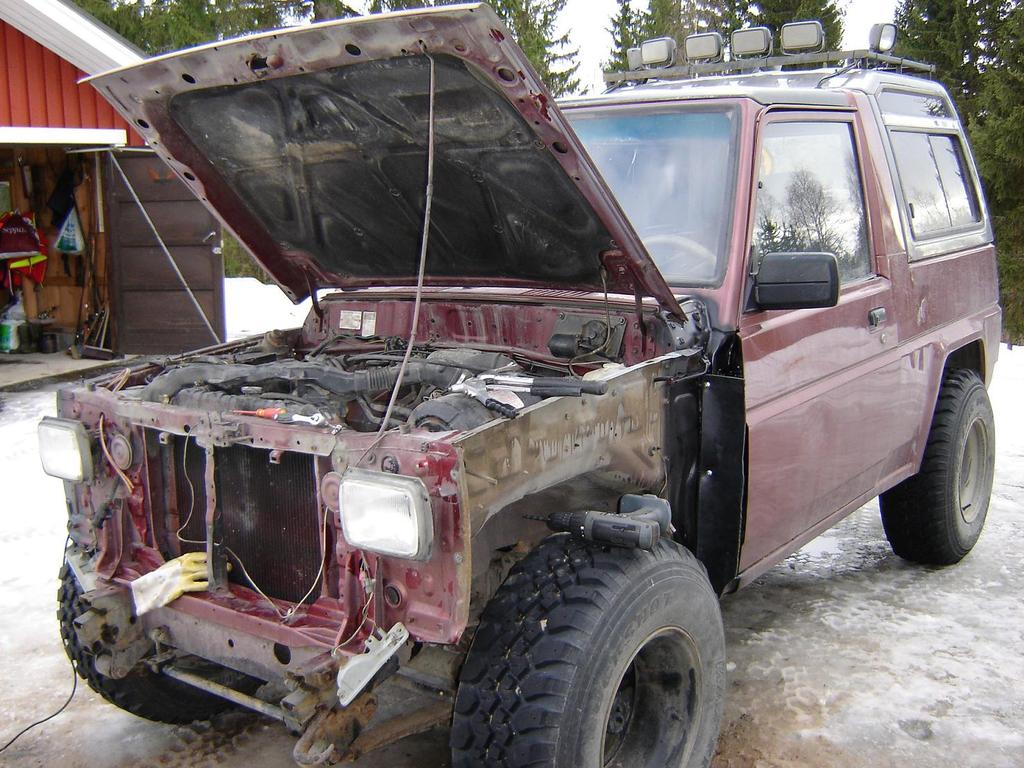 Tm pits jotenkin saada maastokelpoiseksi. :D