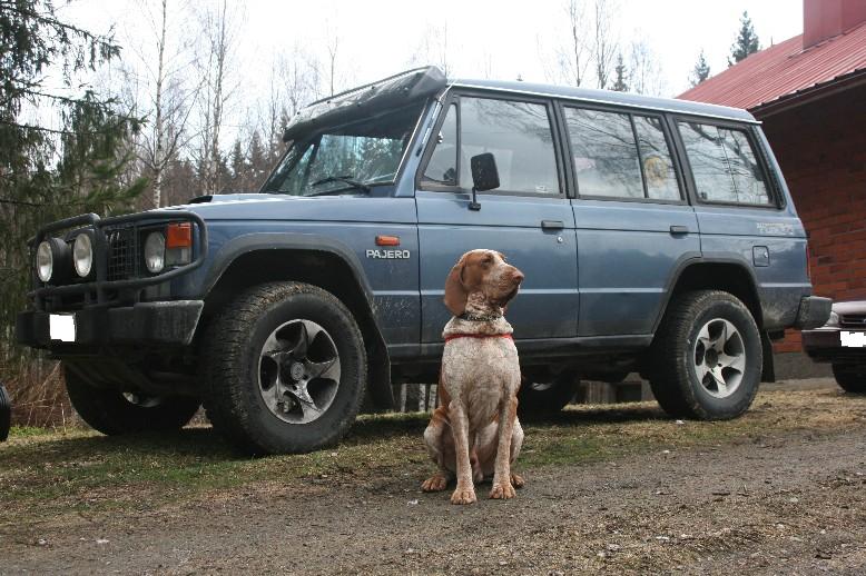 Pajero -91 ja mehtuukaveri Juntti