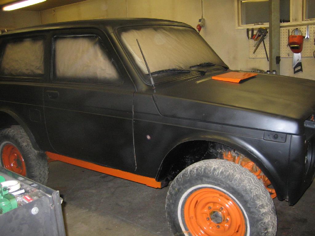 Siin se nyt on maalattuna.