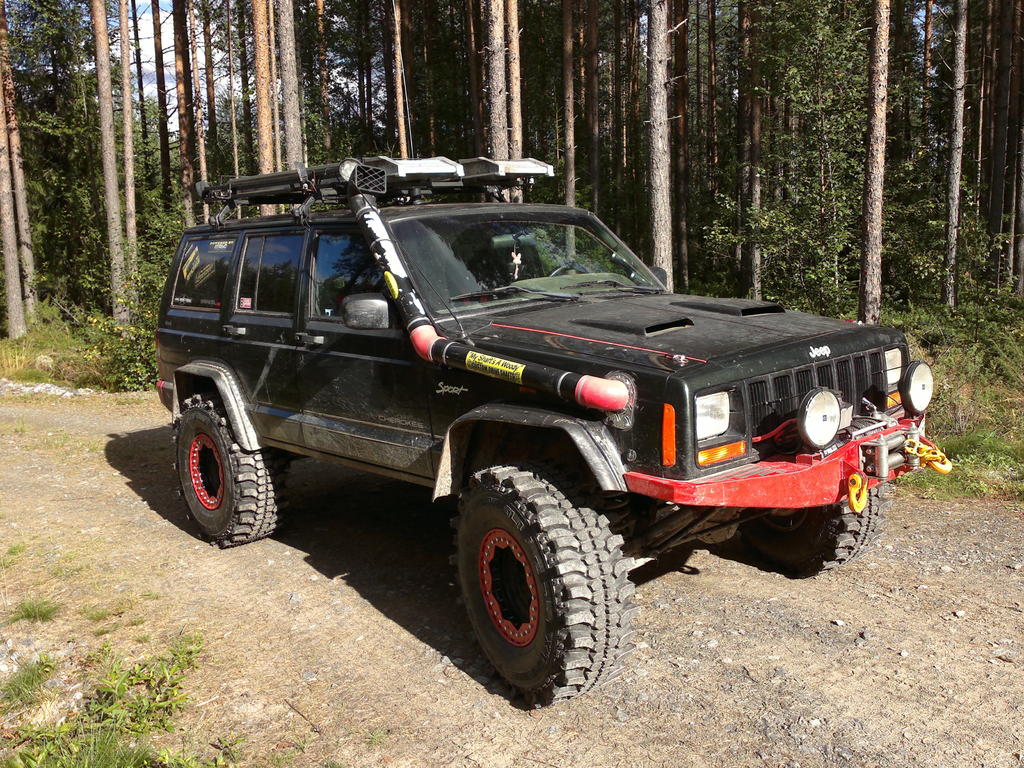 Bead lockkeja ja isompaa kumia alla