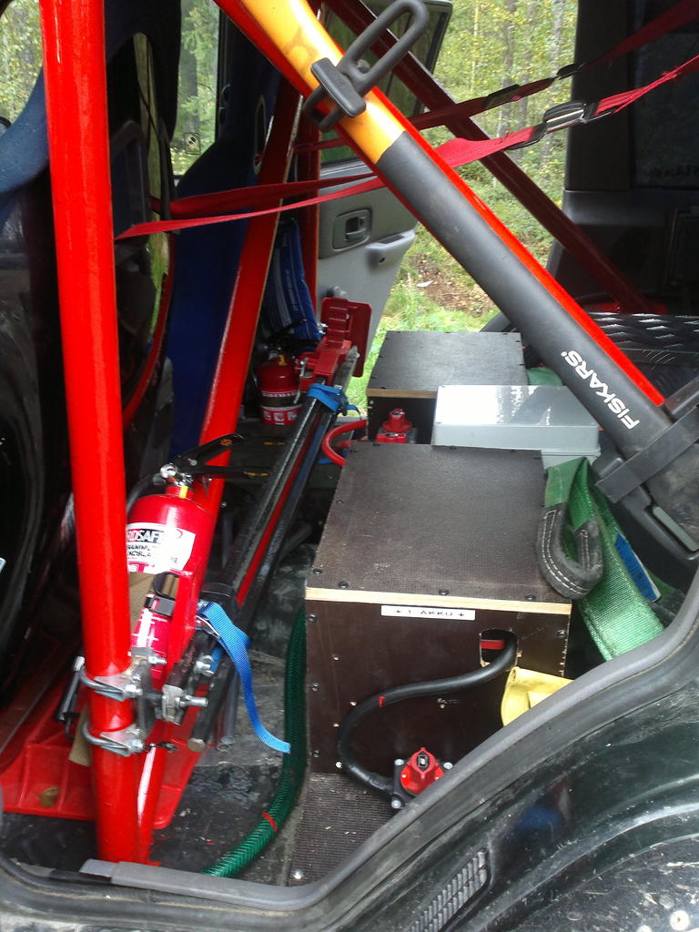 Tunkki, kanki, sammuttimet ja muut alkaa lytmn paikkansa.