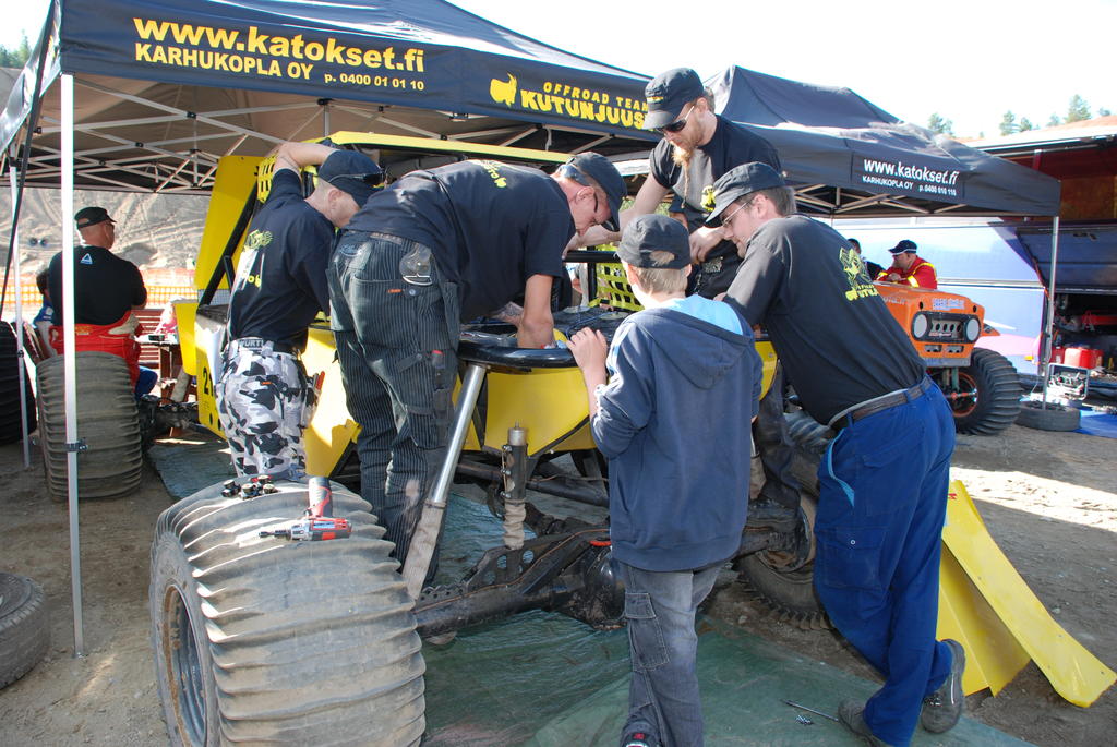 Sit kuhinaa jatkui koko viikonlopun jokaisella tauolla....