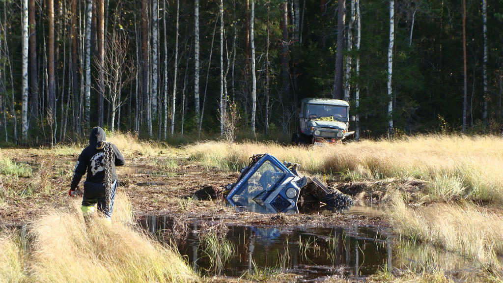 Barbara harrastaja retuuttaa kettinki.
