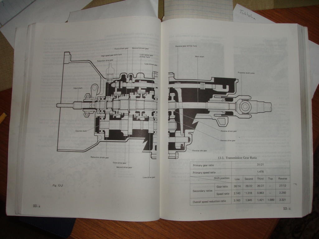 SJ410 vanhempi vaihteisto