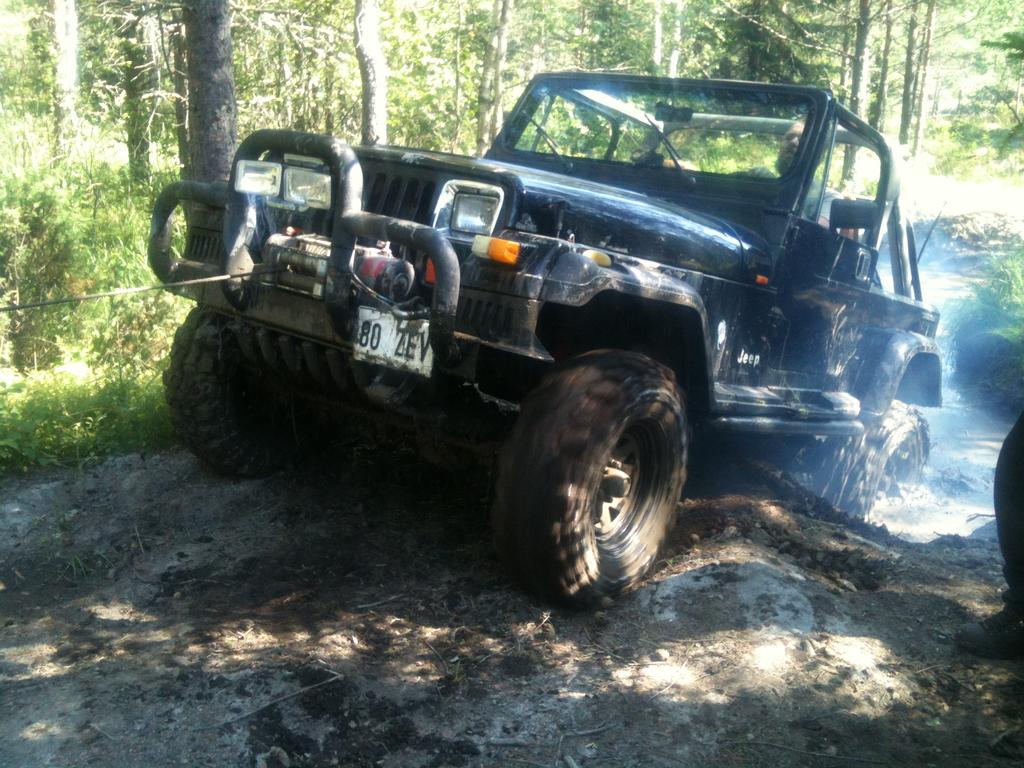 wrangler nousee kurasta vinssill