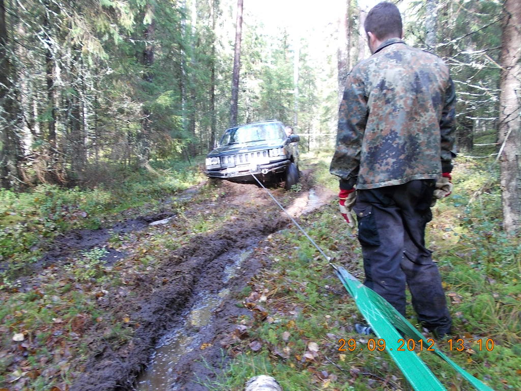 Suolla tarvittiin vinssi.