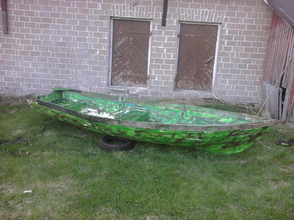 Projektivene, 420 pitk. Tarkoitus saada sorsanpyyntiin ja pikku kalastusreissuille.