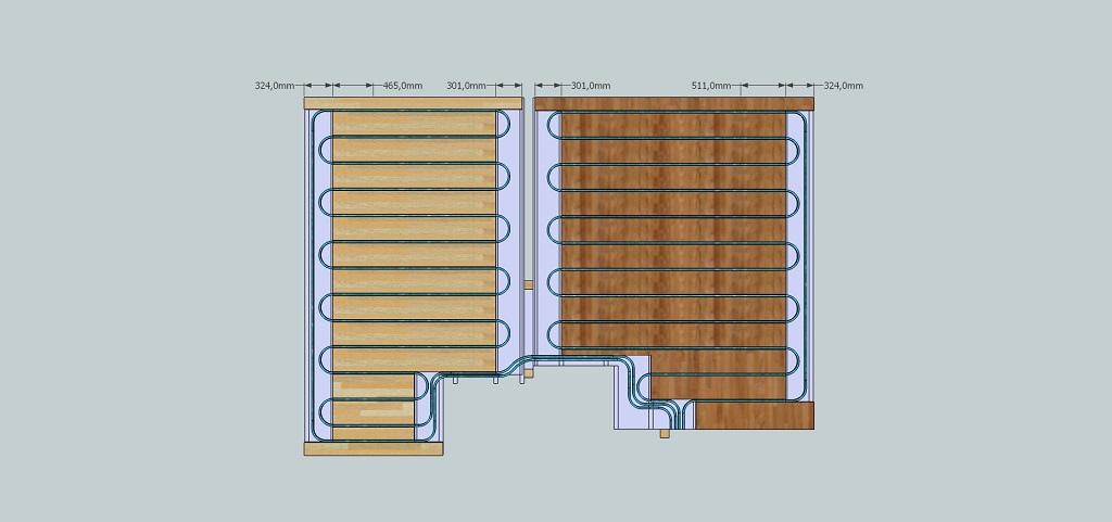 Lattialevytys suunnitelma