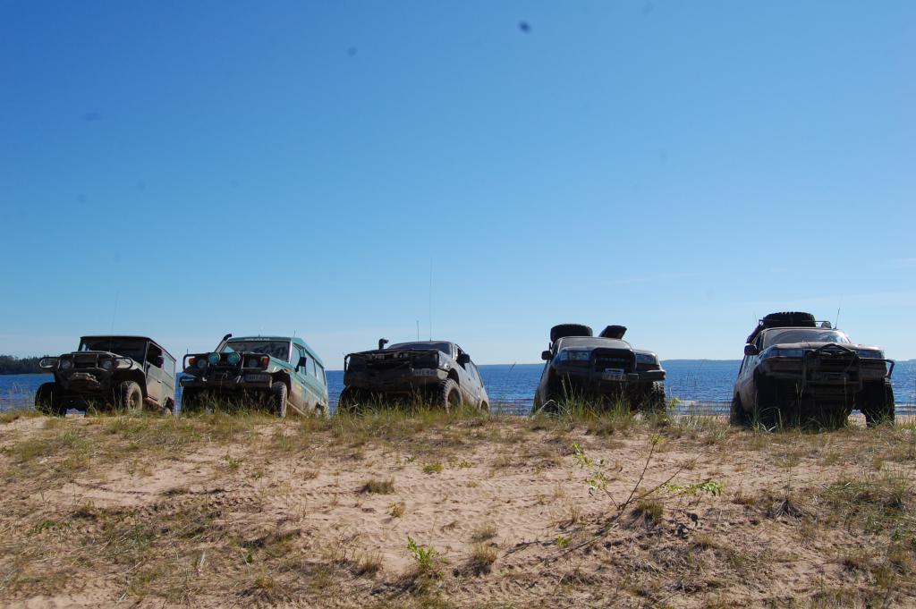 Kalusto riviss laatokan rannalla