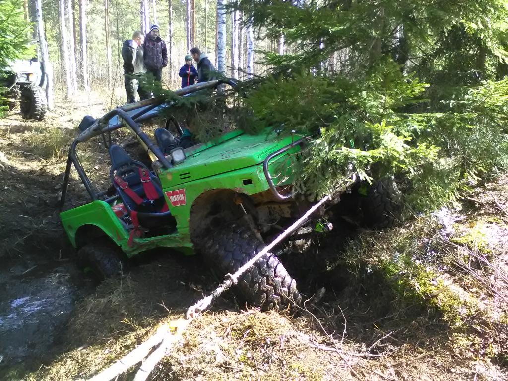 Vhn nostoa ja vetoa ni yli tullaan ett heilahtaa