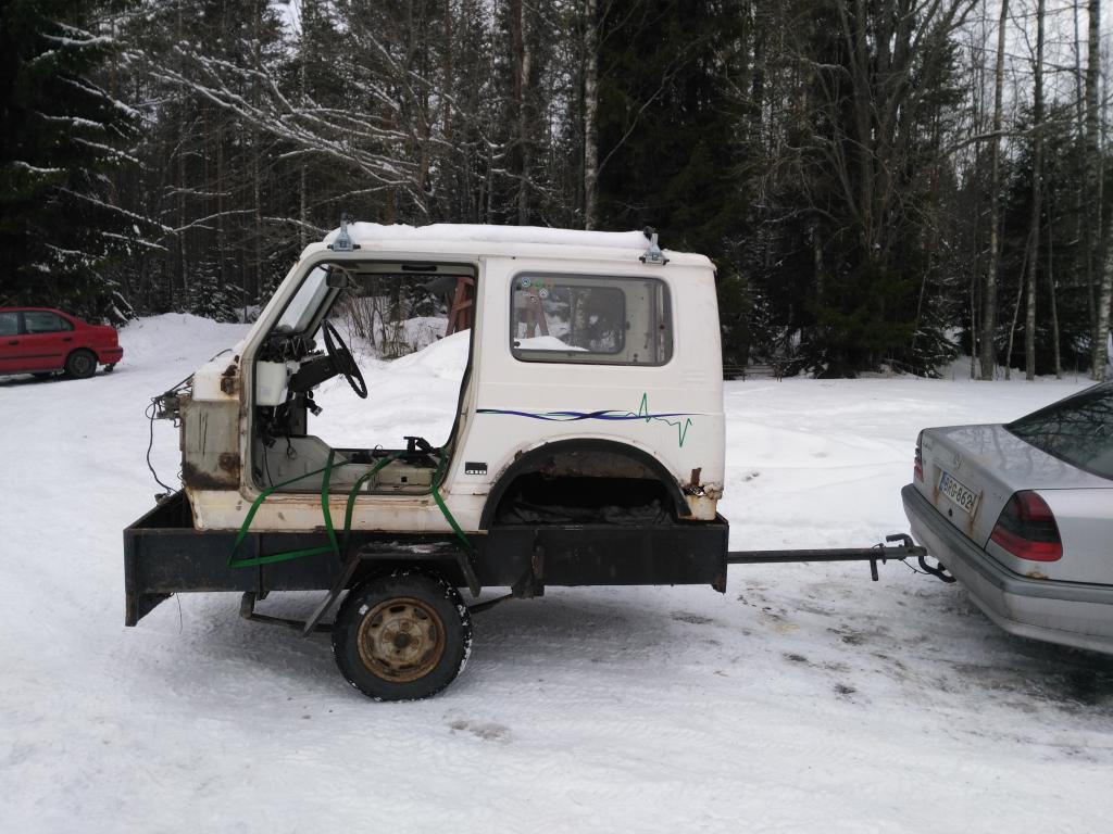 Koppa mahtuu just krryn laitojen plle.