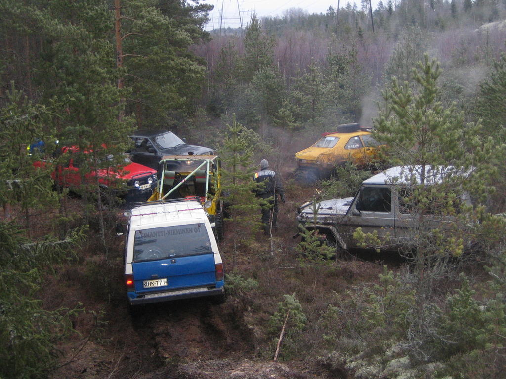Siltatymaalla odottelua